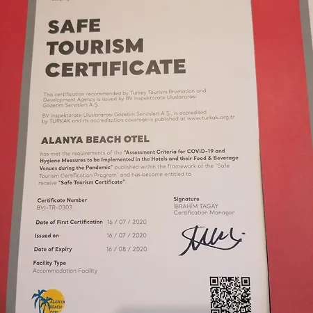 فندق Alanya Beach Hotel